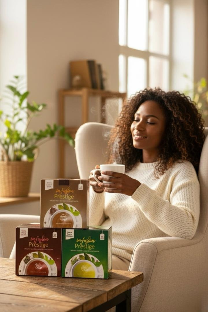 Infusions Prestige, naturellement sucrées à la Stévia