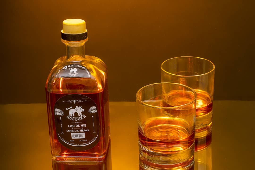 Eau de vie Assouka du Bénin