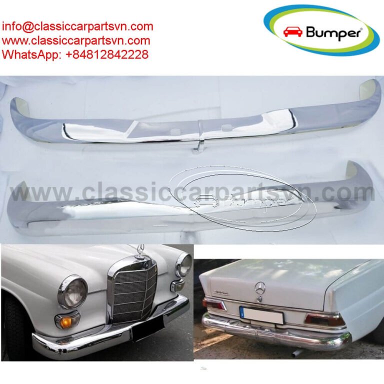Mercedes W110 EU Style Fintail Bumpers