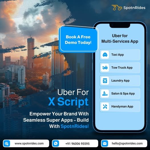 Build a Ready-Made Uber for X Clone App with SpotnRides