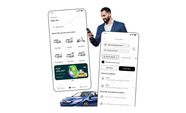 Fox Taxi – Smart Uber Clone Solution for Growing Ride-Hailing Businesses