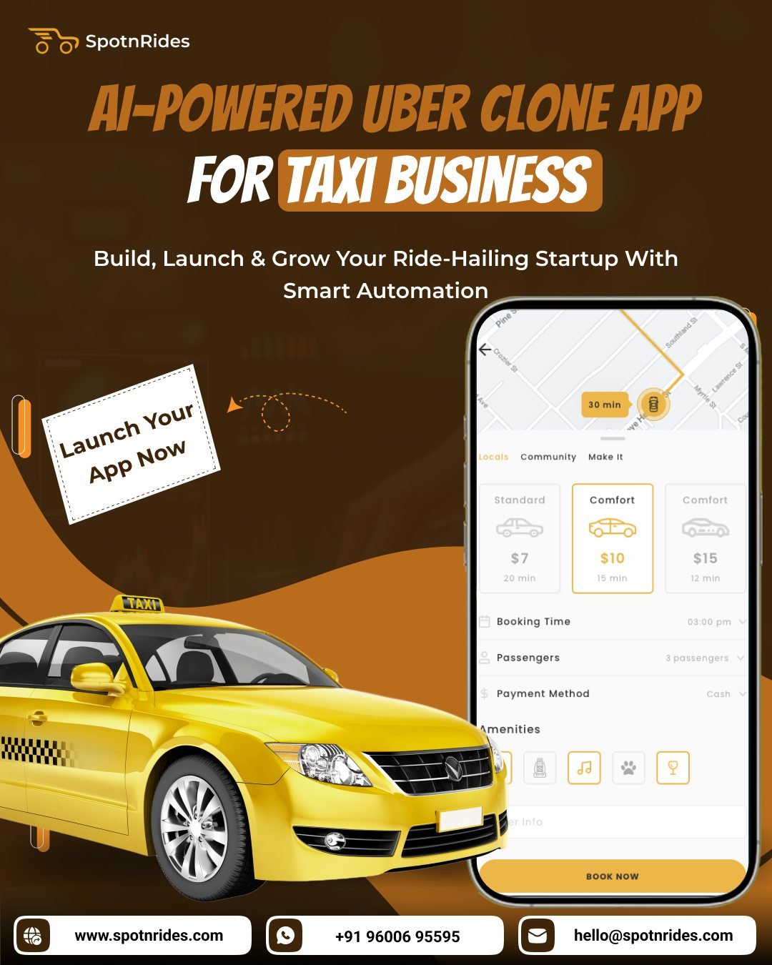 Uber Clone – Ride Sharing App Solution