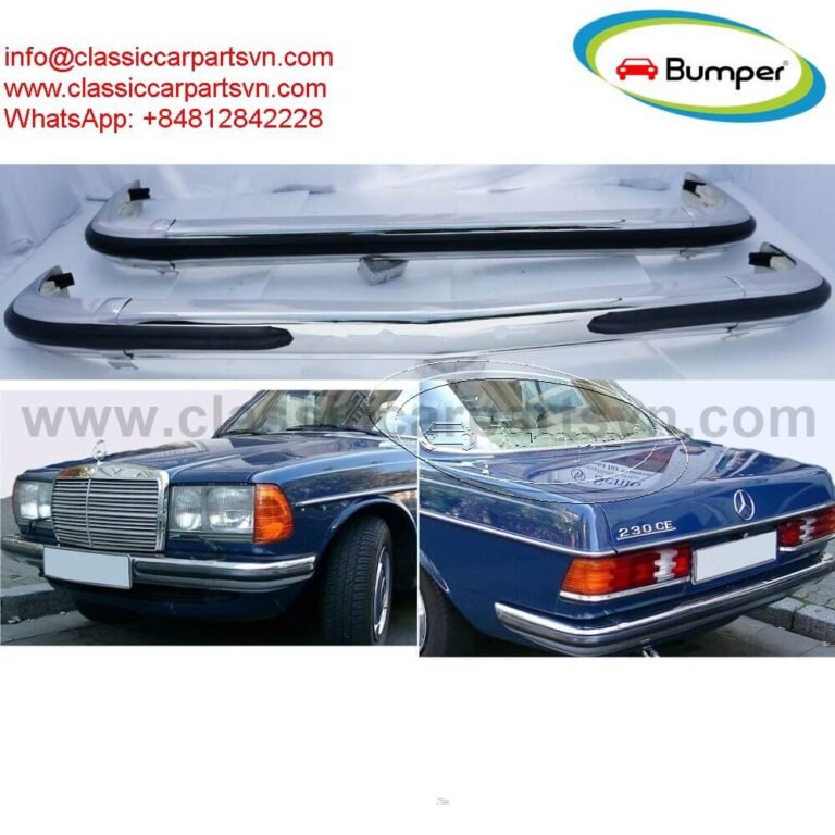 Mercedes W123 Coupe 2-Door (1976) Bumpers