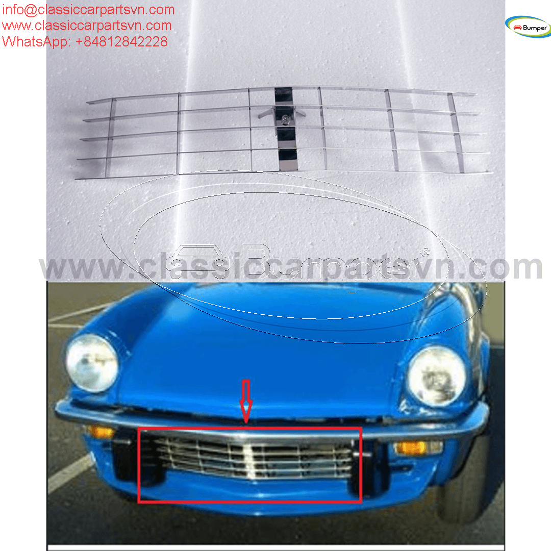 Front grill of Triumph Spitfire MK4, Spitfire 1500, GT6 MK3